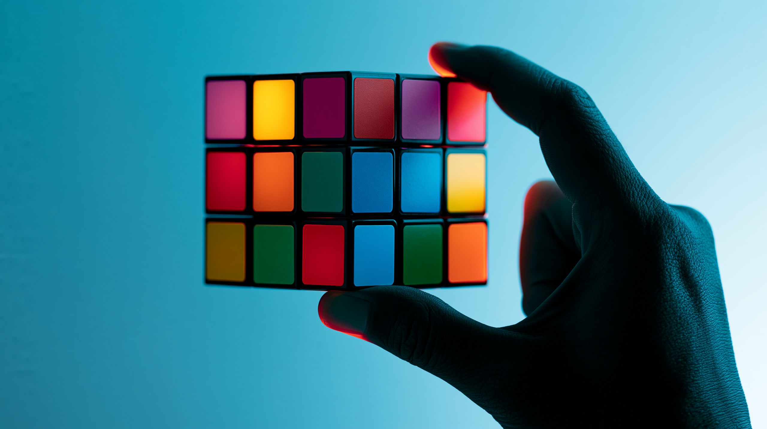 Rubix Cube - In hand